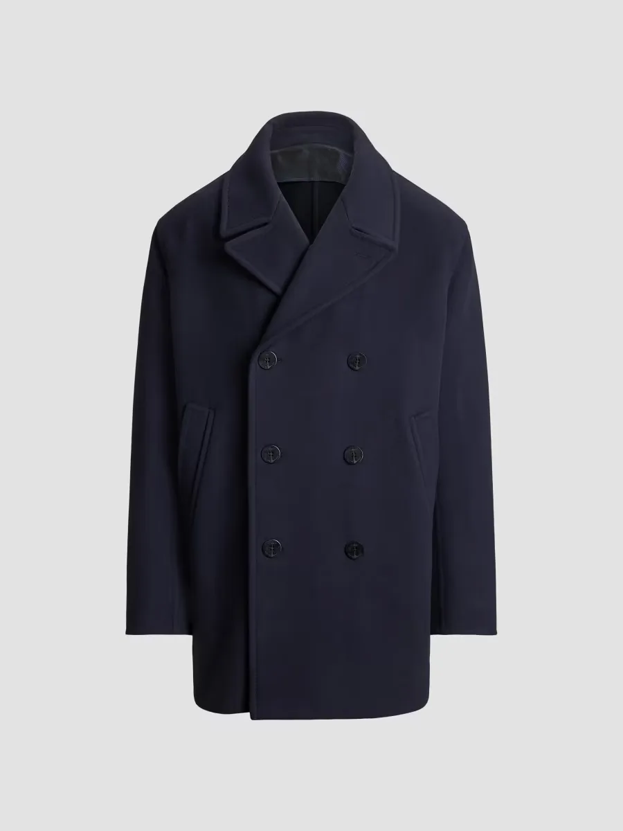 Purple Label Hand-Tailored Wool Peacoat by Ralph Lauren
