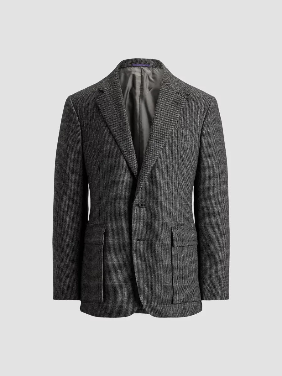 Purple Label Glenn Hand-Tailored Tick-Weave Jacket by Ralph Lauren