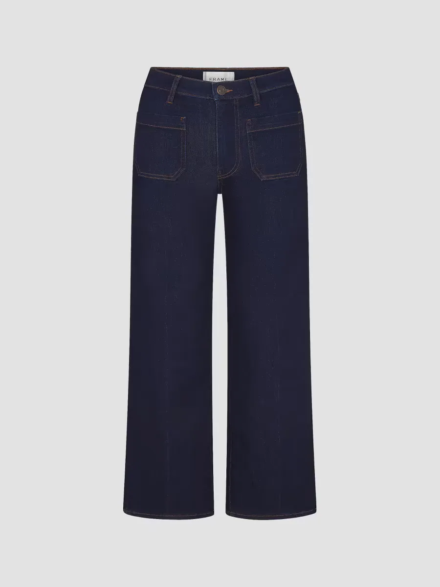 The Anchor High-Rise Wide-Leg Jeans by FRAME
