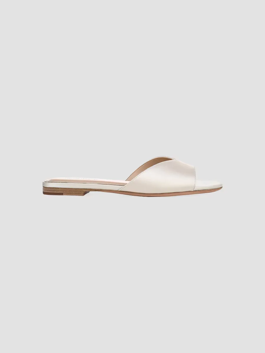 Alex Satin Flat Sandals by Favorite Daughter