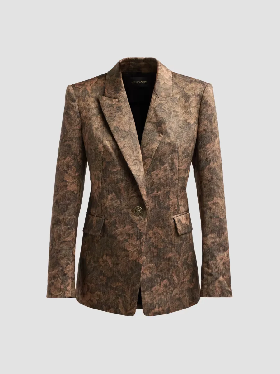 Lisa Floral Jacquard Jacket by Kobi Halperin