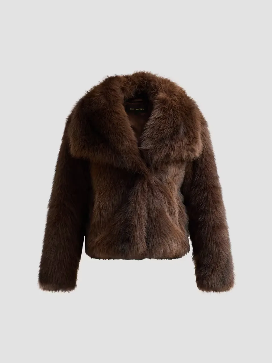 Kiera Faux-Fur Short Coat by Kobi Halperin