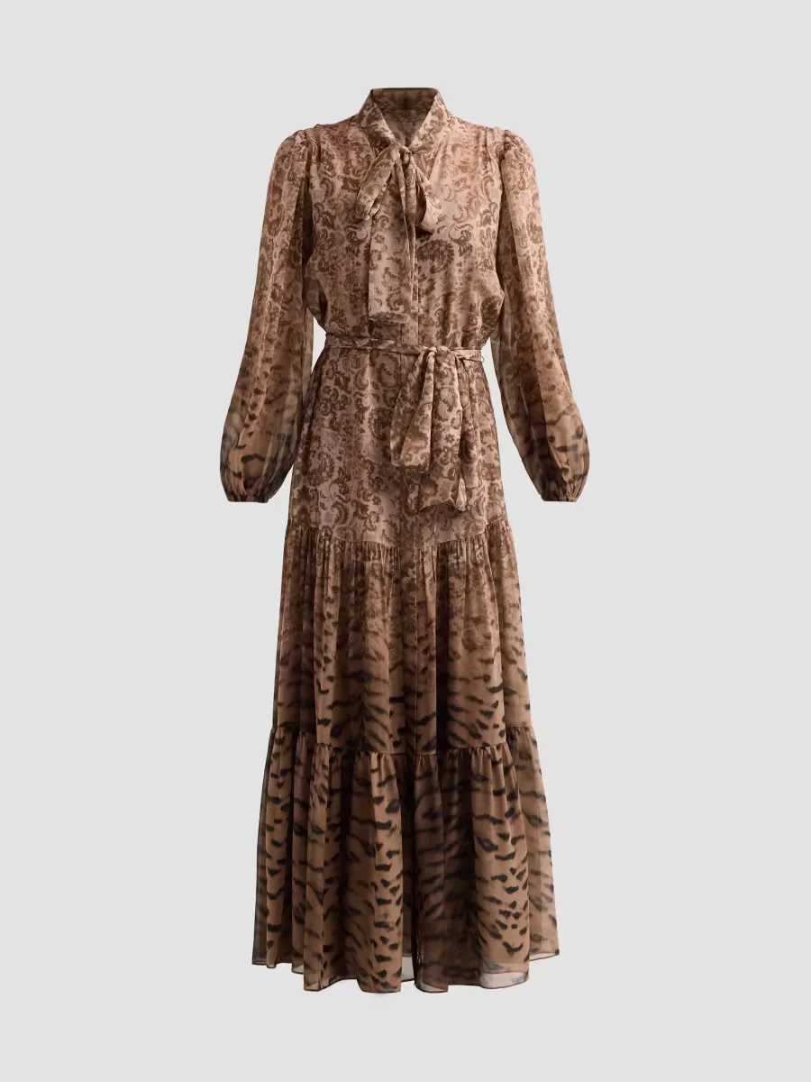 Oak Printed Maxi Dress by Kobi Halperin
