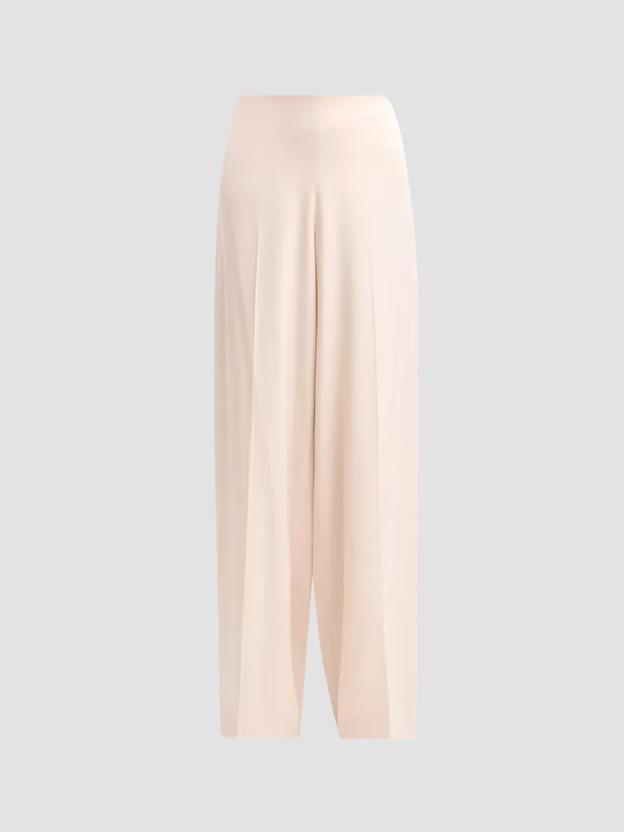 Kai Satin Wide-Leg Pants by Ungaro