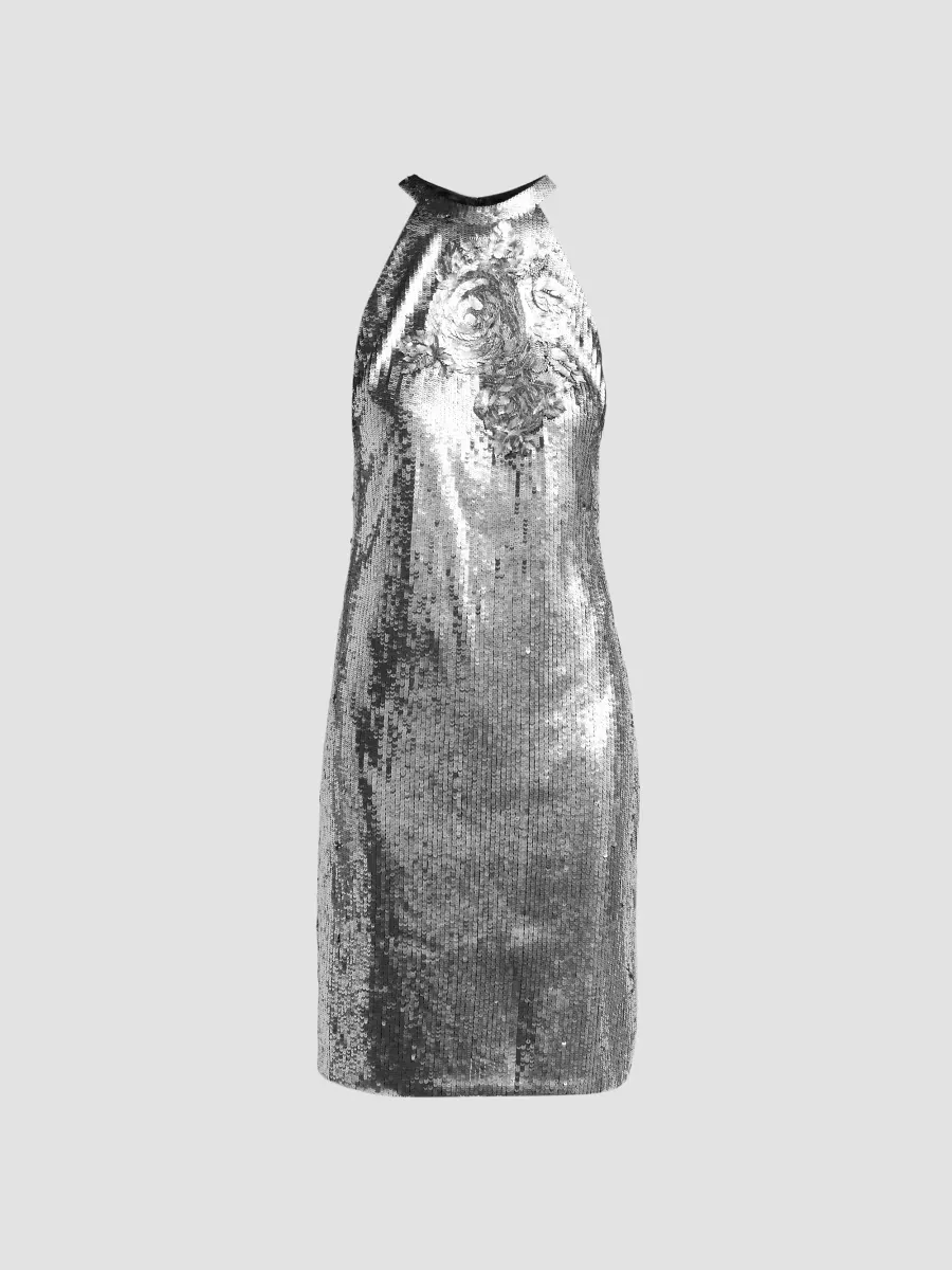 Maris Sequined Hand-Beaded Knee-Length Dress by Ungaro