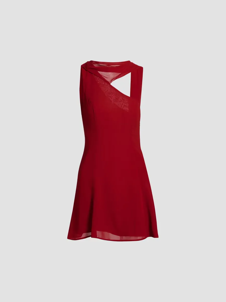 Rossi Asymmetrical Cocktail Dress by Reformation