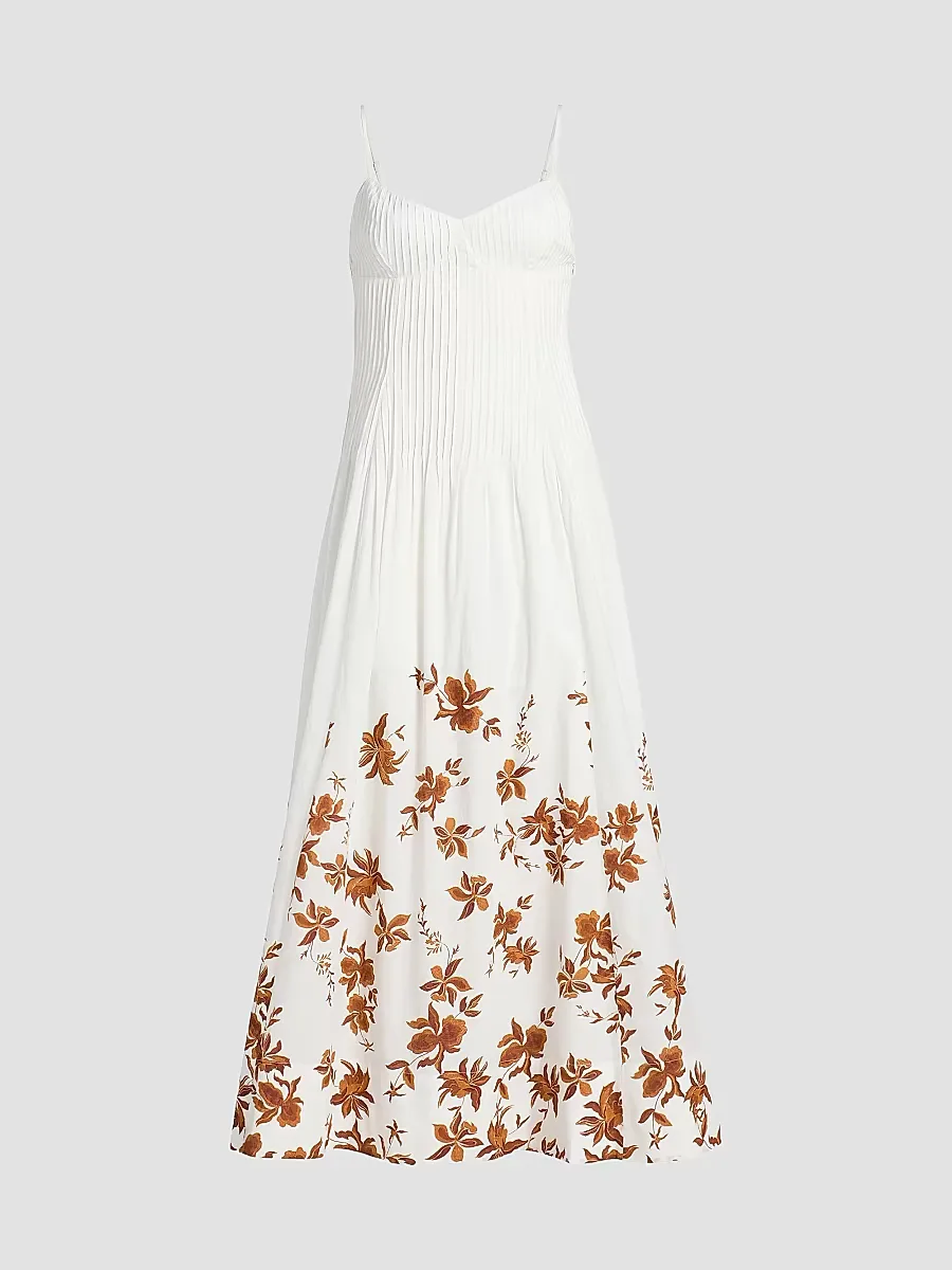Floral Cotton Maxi Dress by Hemant & Nandita