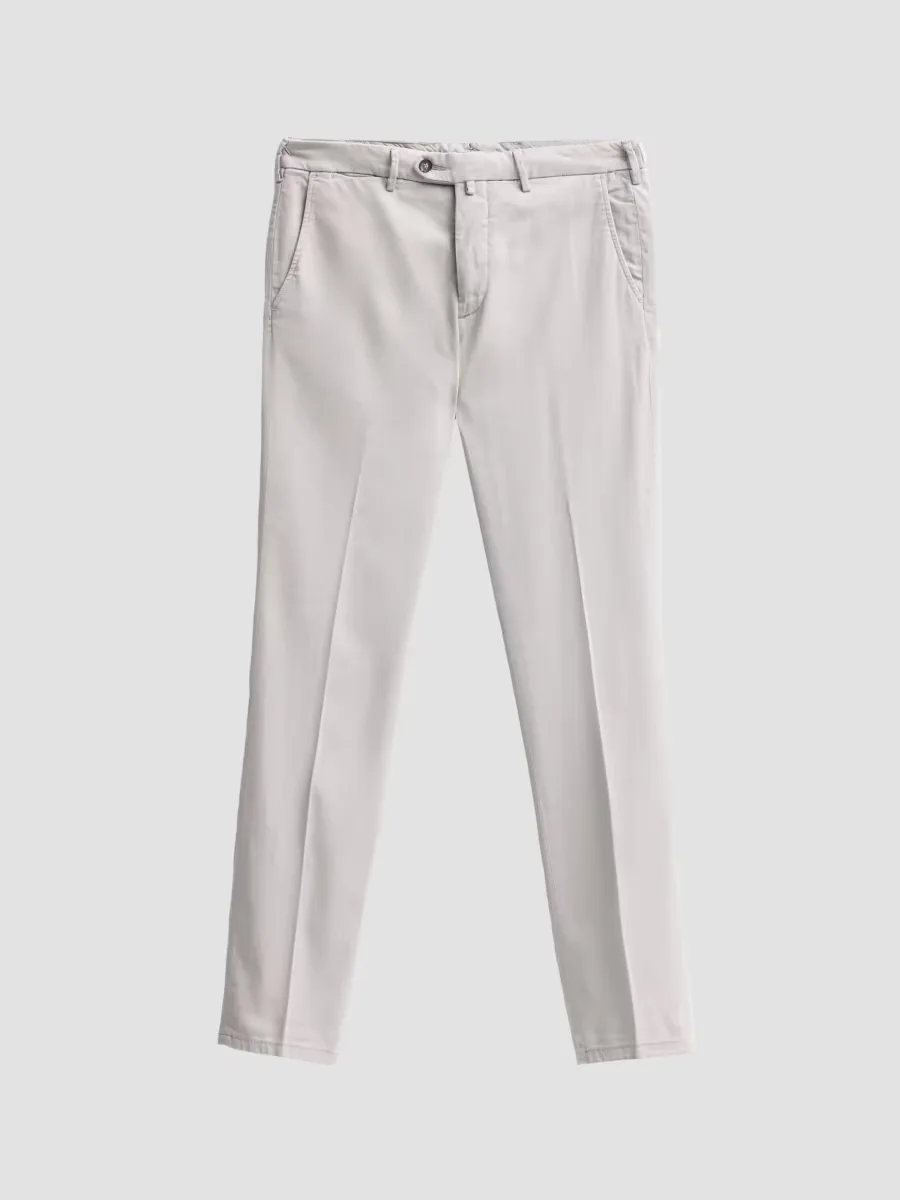 Flat-Front Chino Pants by Sartorio Napoli