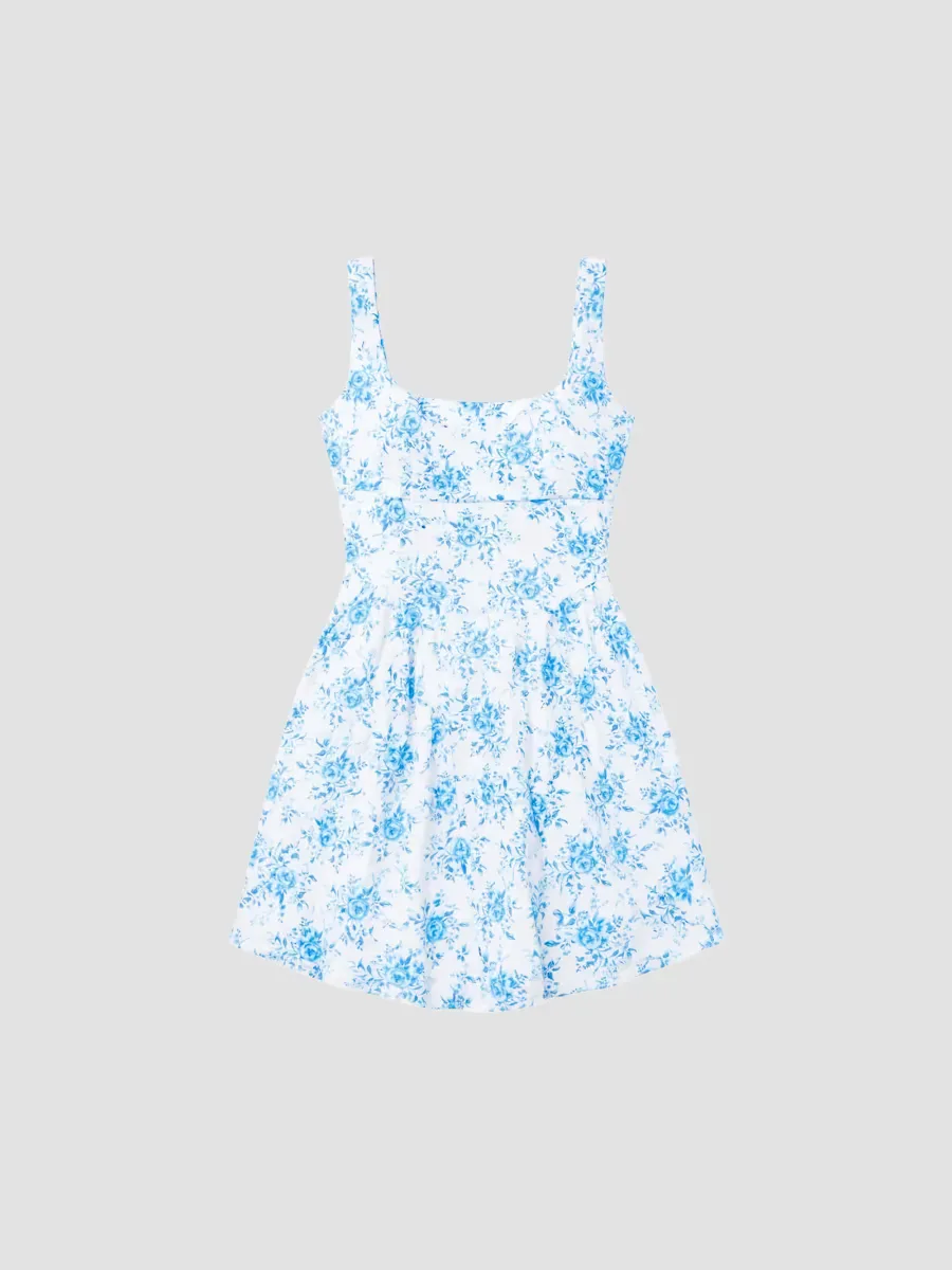 Brenna Printed Linen Dress by KatieJ NYC