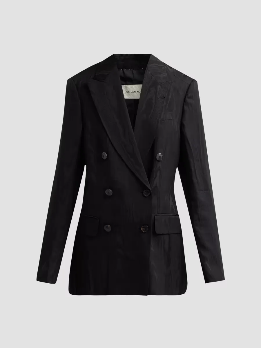 Barrysta Moir Double-Breasted Blazer by Dries Van Noten