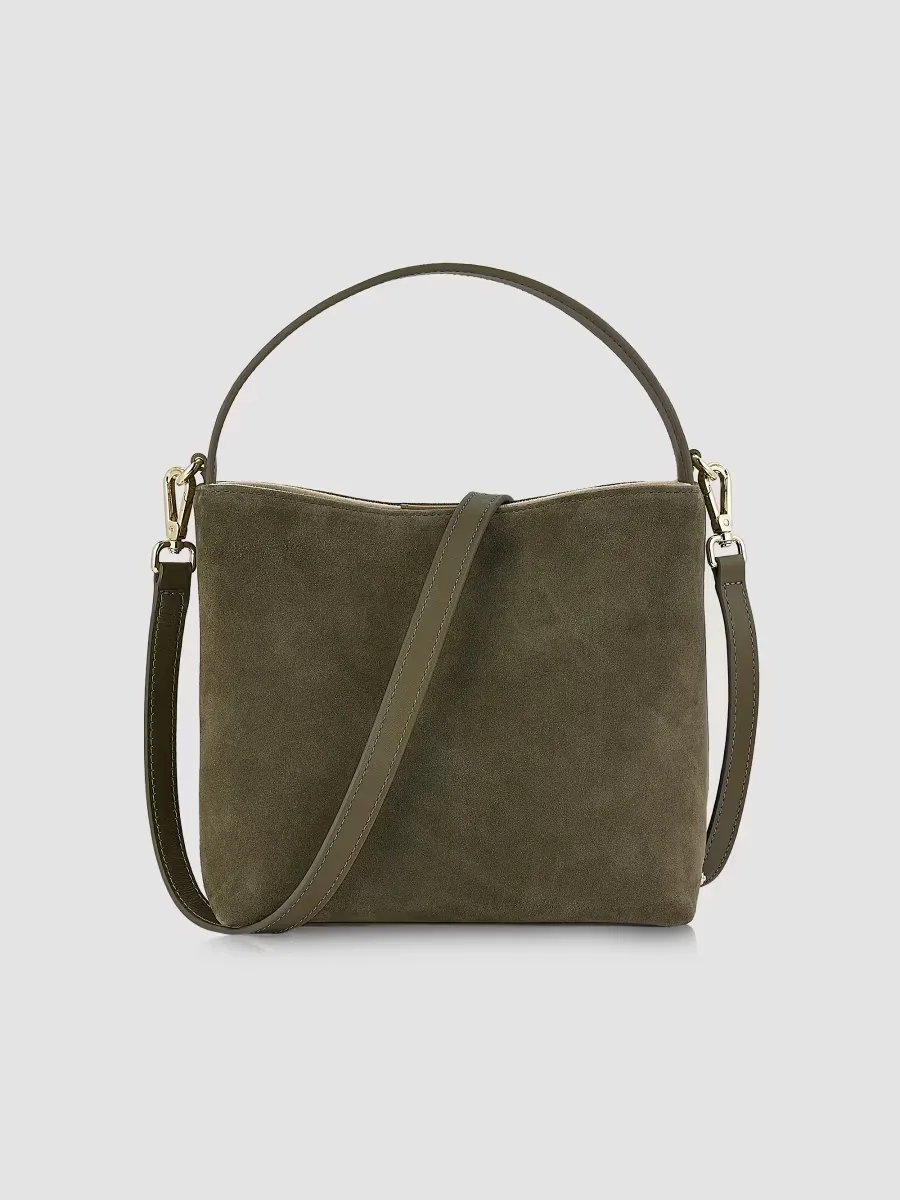 Tate Suede Bucket Bag