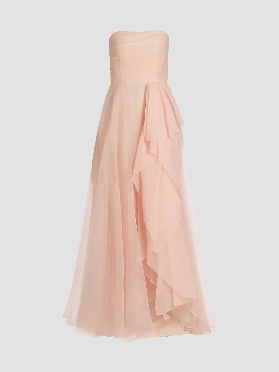 Teresa Draped Tulle Gown