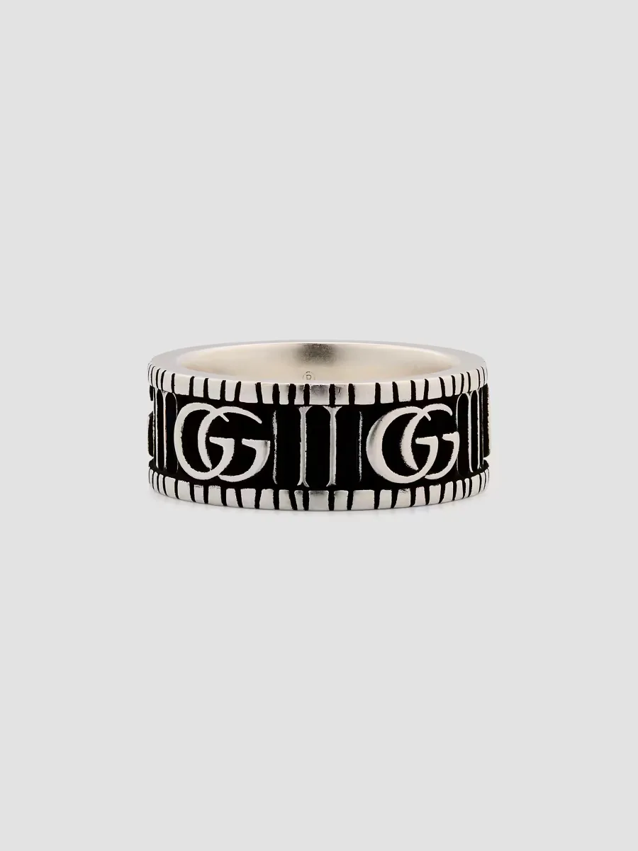 GG Marmont Sterling Silver Ring by Gucci