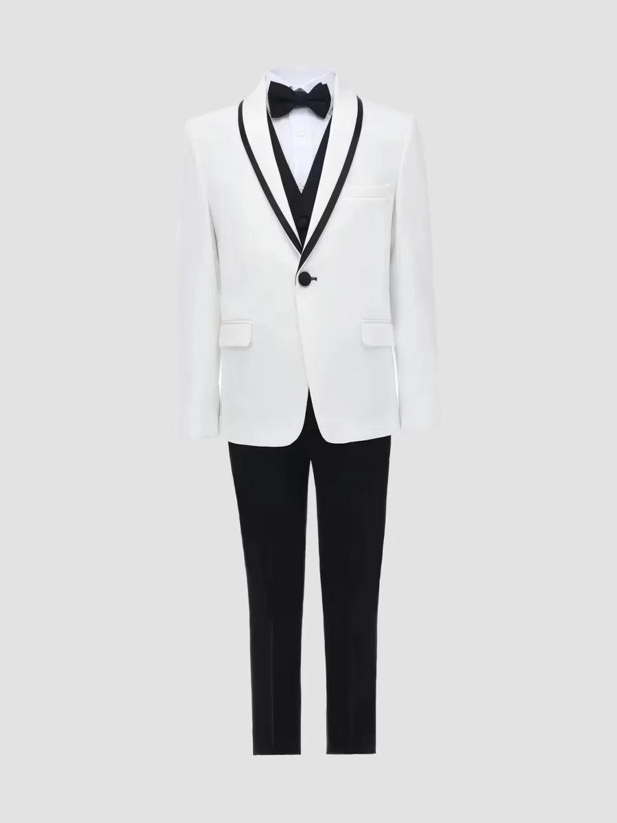 Suit Set with Black Accents by Moustache