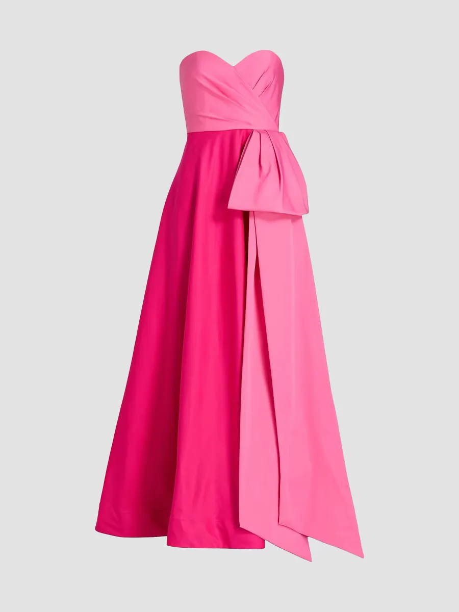 Sweetheart Two-Tone Strapless Gown by As It May
