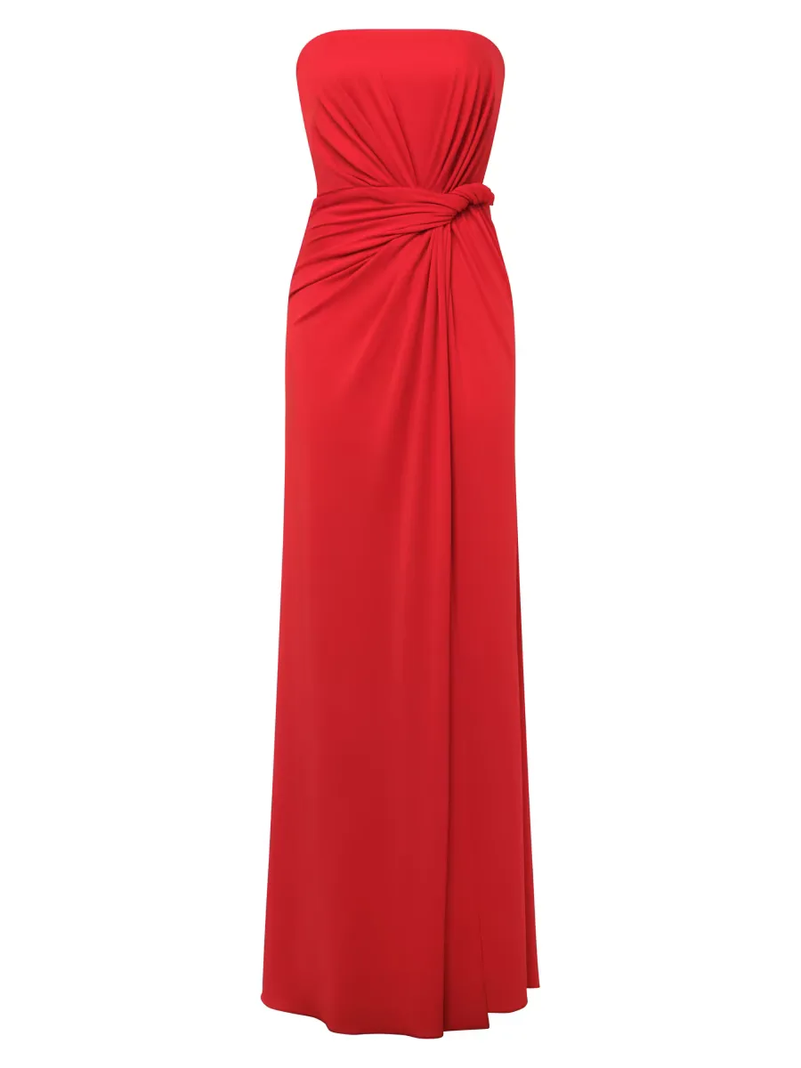 Stella Twisted Strapless Gown by BCBGMAXAZRIA