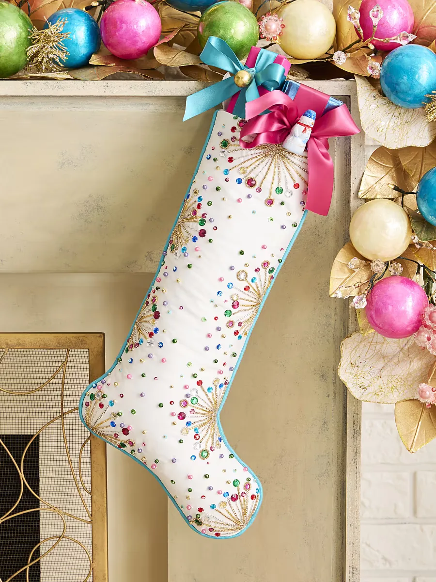 Confetti Burst Stocking by Kim Seybert