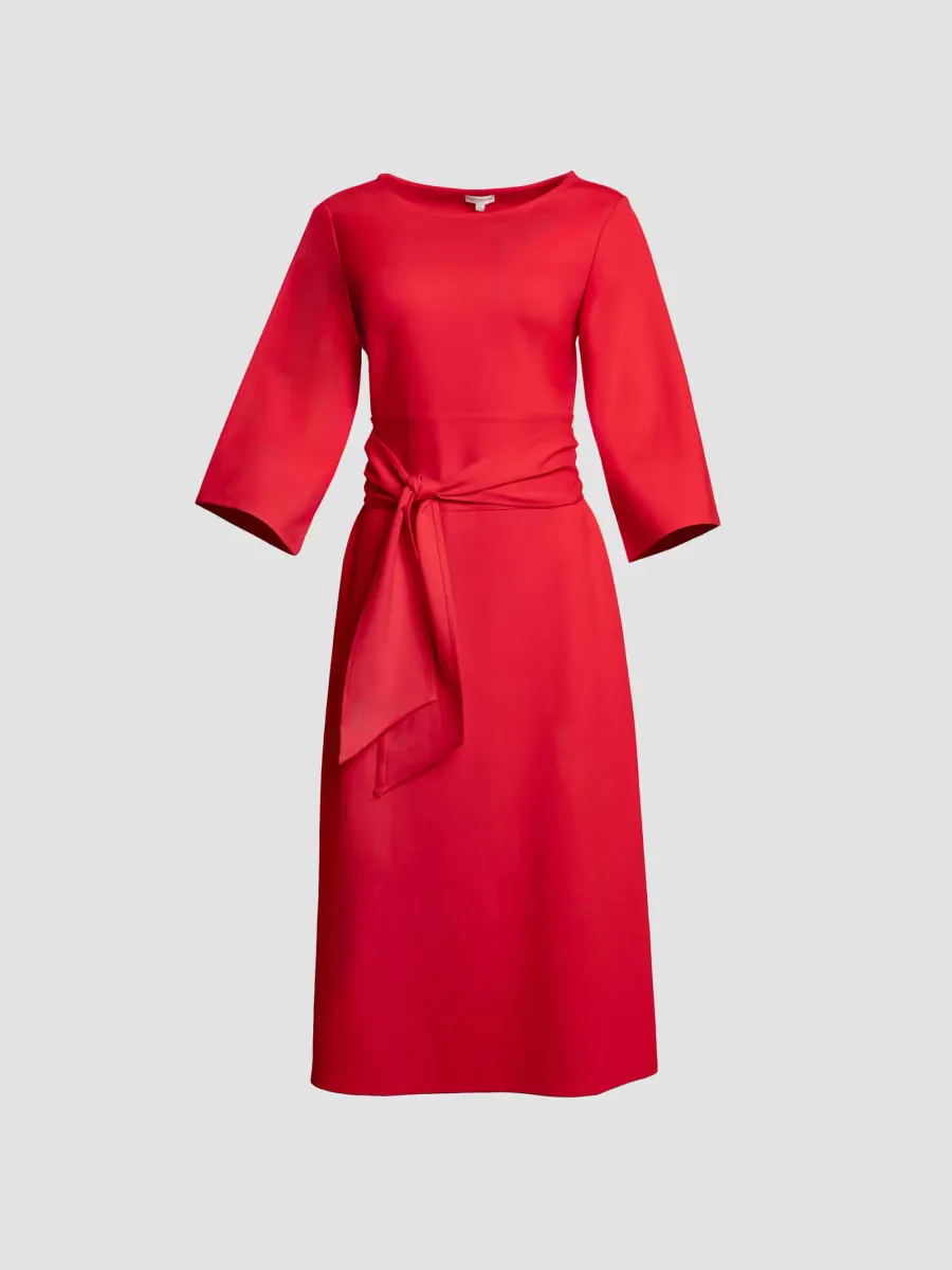 Whitney Tie-Front Midi Dress by Frances Valentine