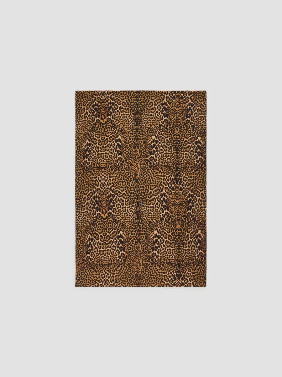 Leopard-Print Cashmere Wrap by Sofia Cashmere