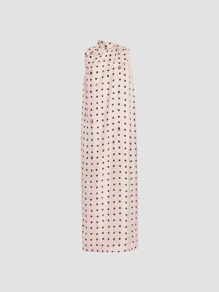Jackie Printed Silk Midi Dress by Altuzarra