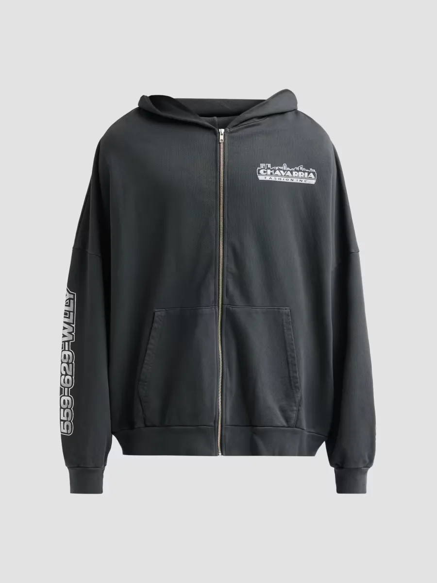 Chavarria Licensed Designs Full-Zip Hoodie by Willy Chavarria