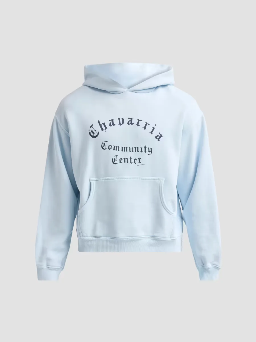 Chavarria Community Center Cotton Hoodie by Willy Chavarria