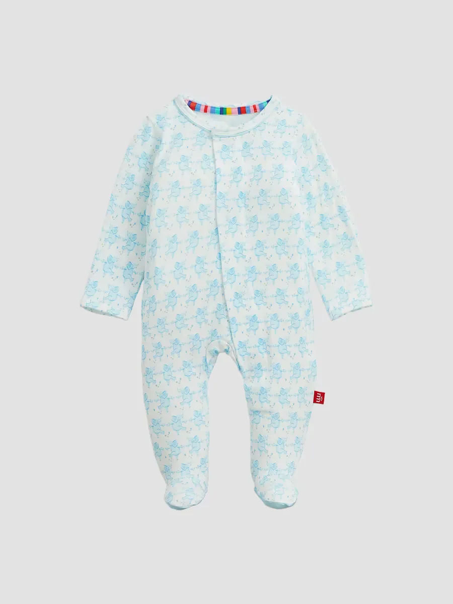Trunkettes Elephant-Print Footie by Magnetic Me
