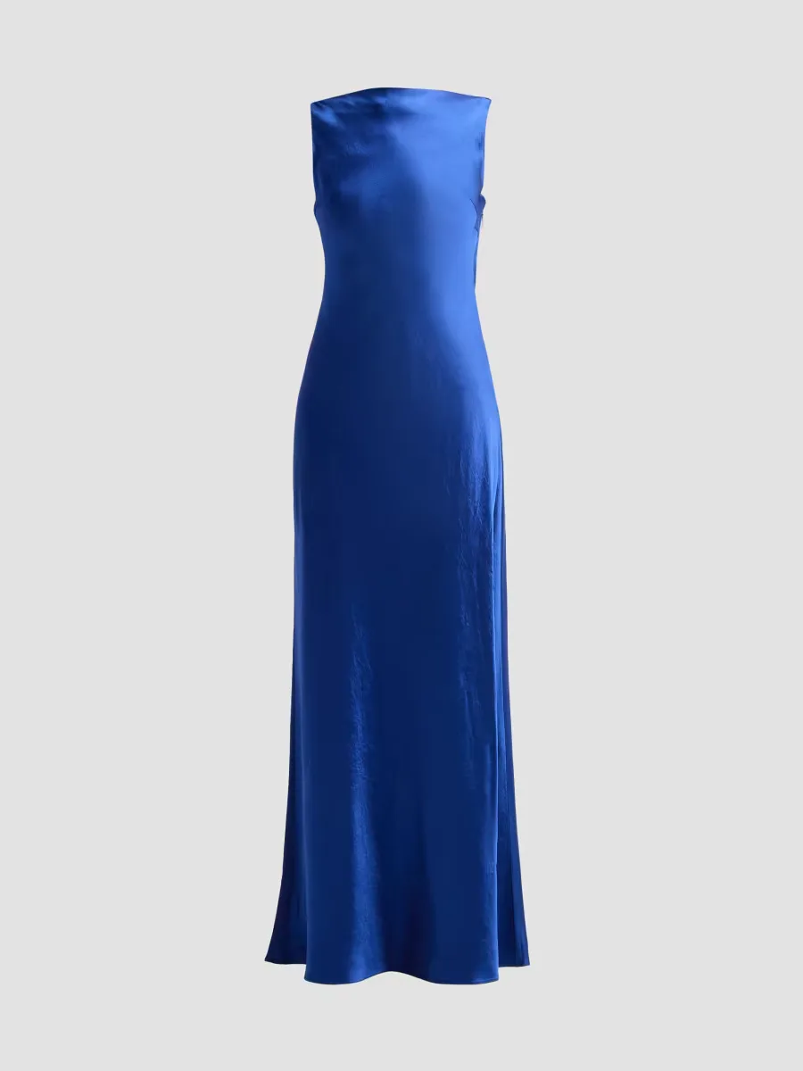 Satin Cowlback A-Line Gown by Jason Wu