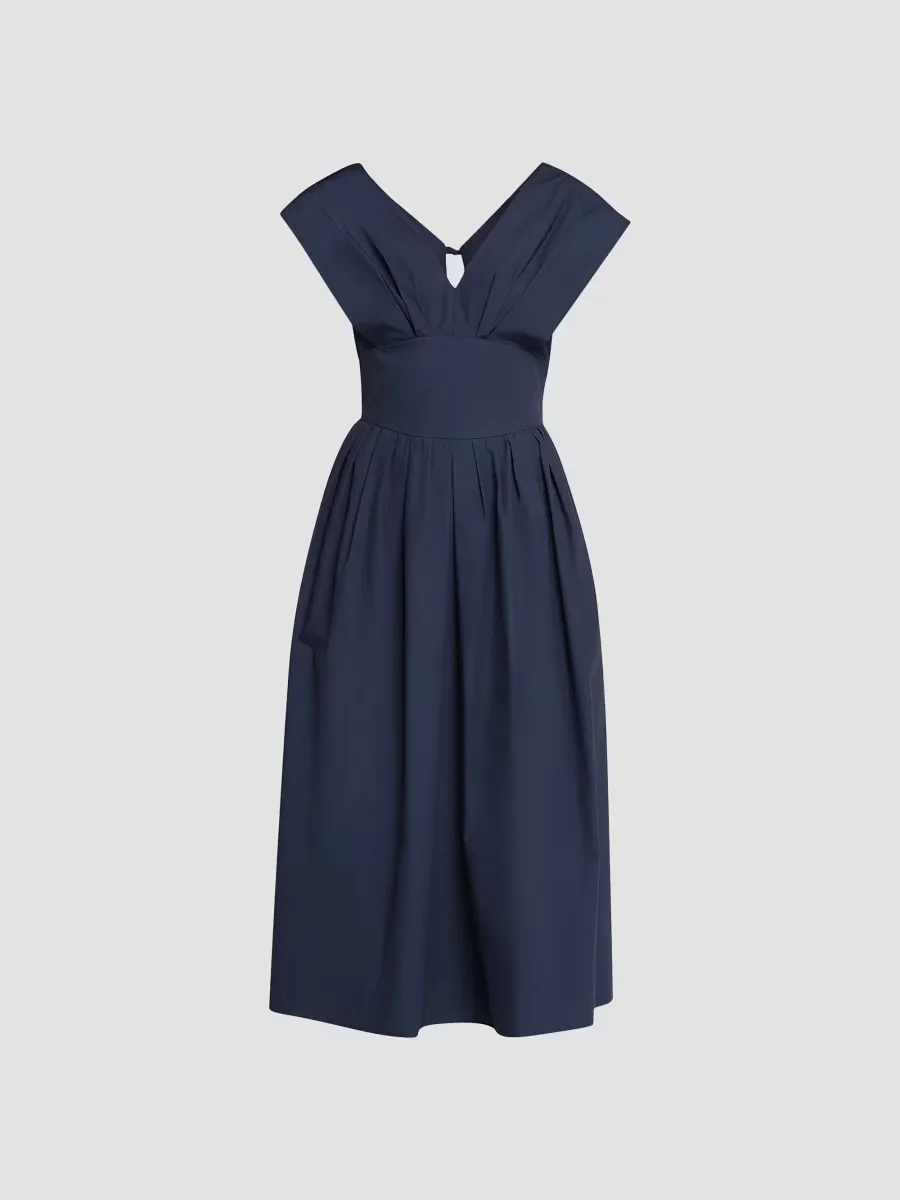 In Full Bloom Cotton Midi-Dress by Rosie Assoulin