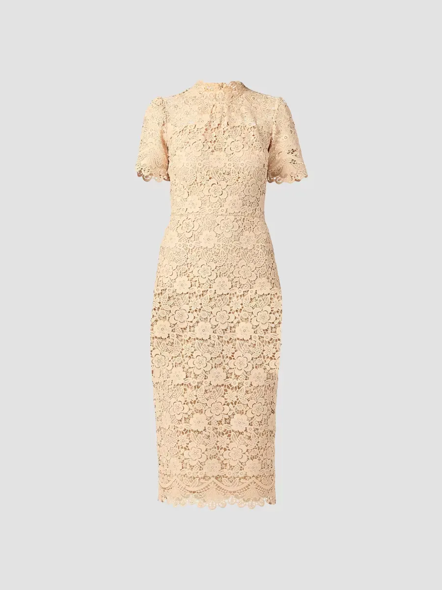 Vivienne Lace Midi-Dress