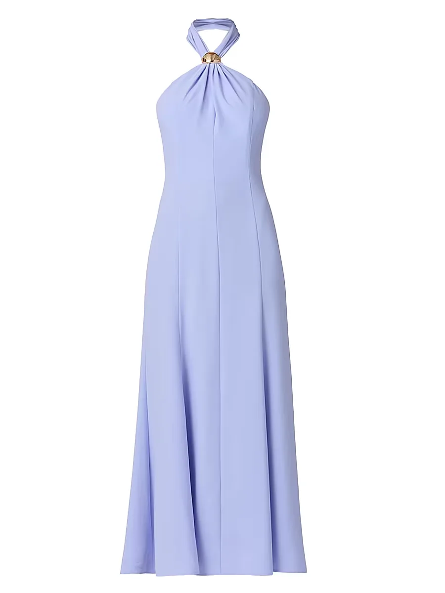 Keller Panelled Halter Midi-Dress by Shoshanna