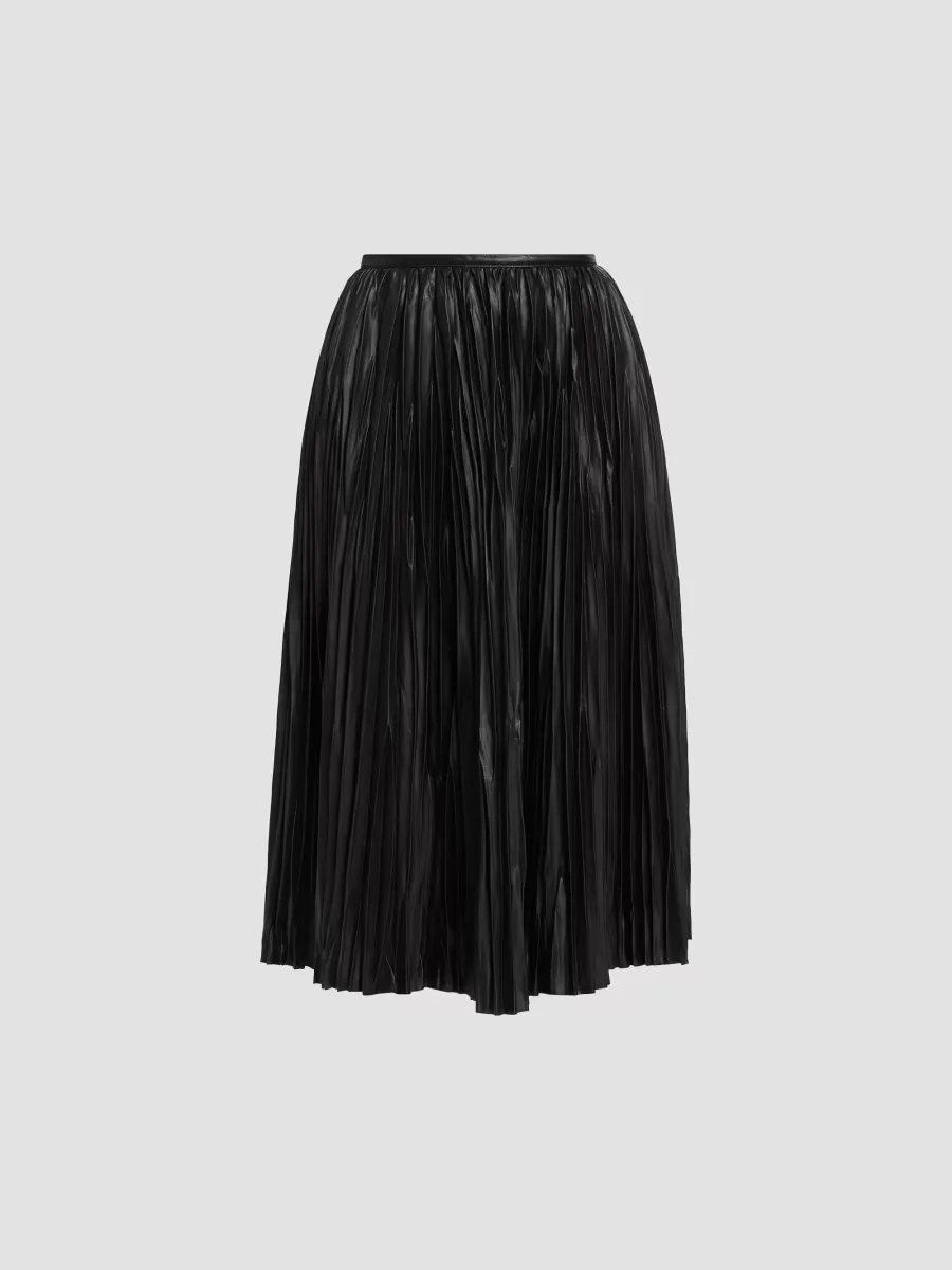 White Label Rosalyn Faux Leather Midi-Skirt