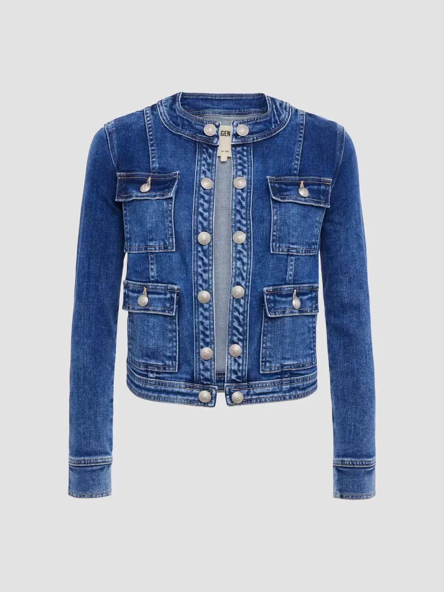 Yari Collarless Jacket by L'AGENCE