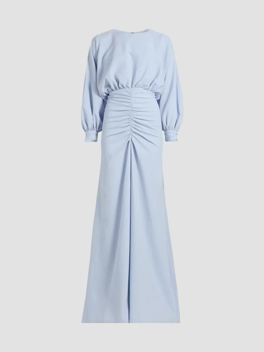 Gathered A-Line Gown by Amsale