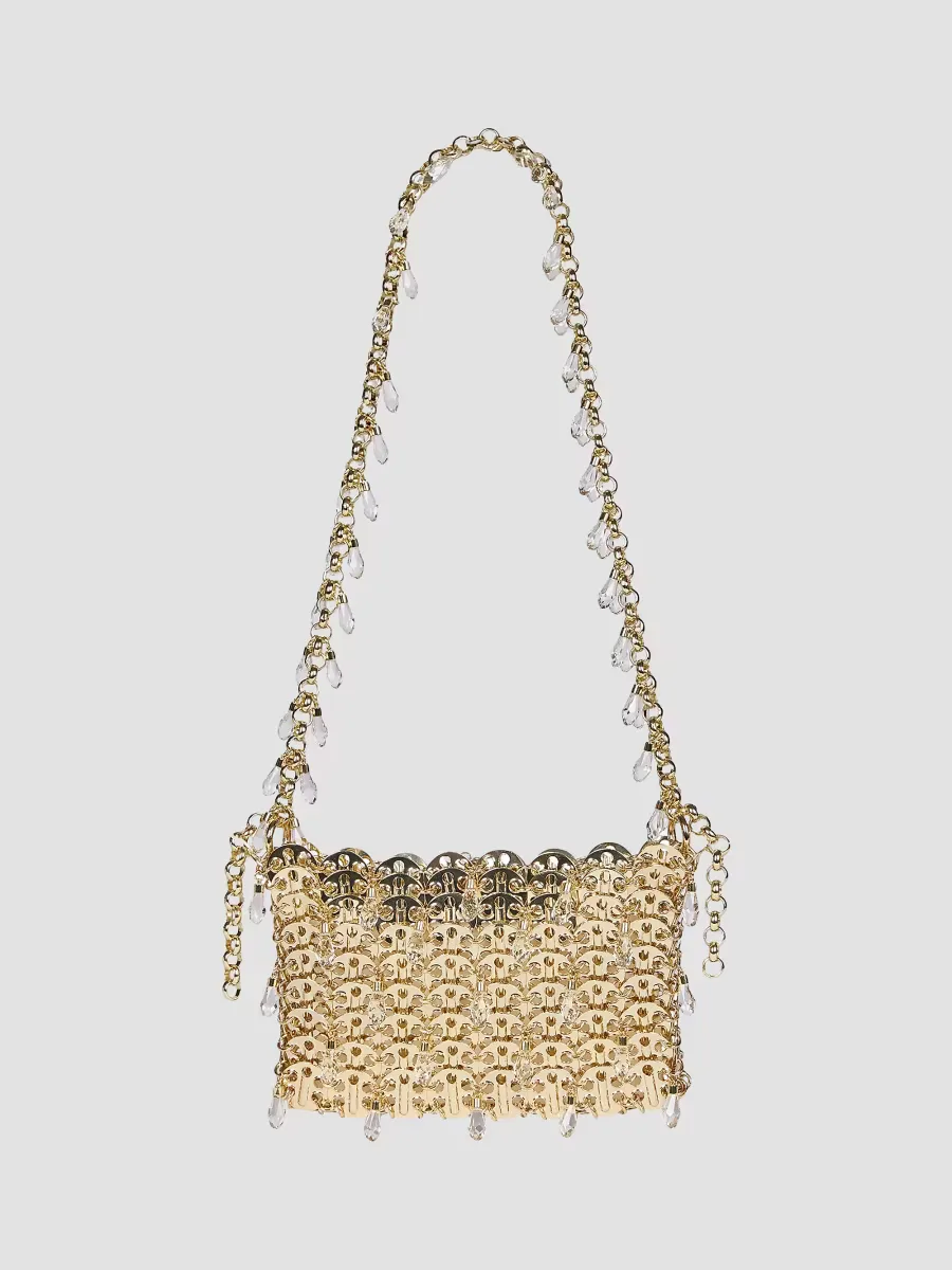 Metal & Rhinestone Disc Shoulder Bag by Rabanne