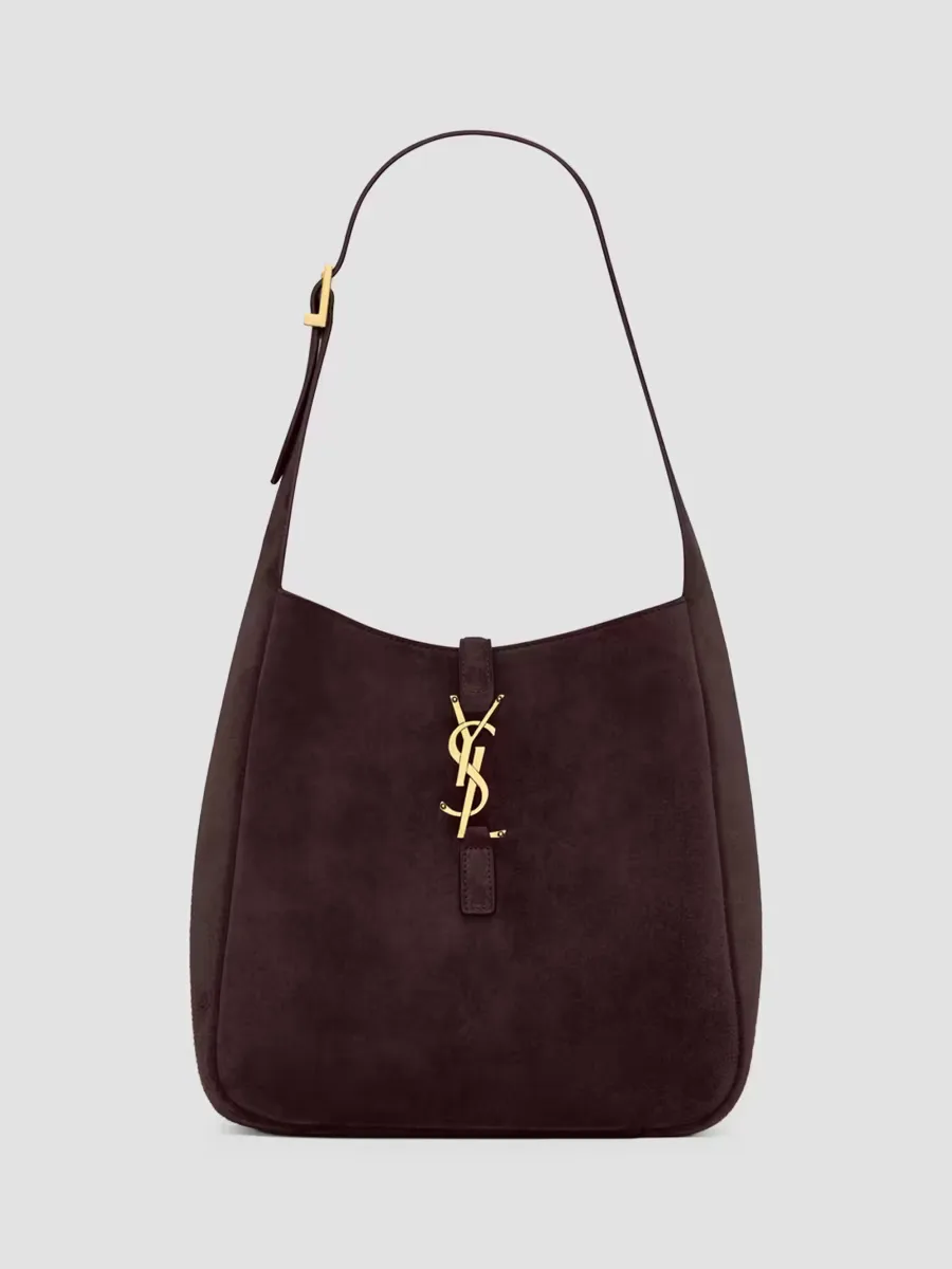 Le 5 à 7 Supple Small Shoulder Bag in Suede