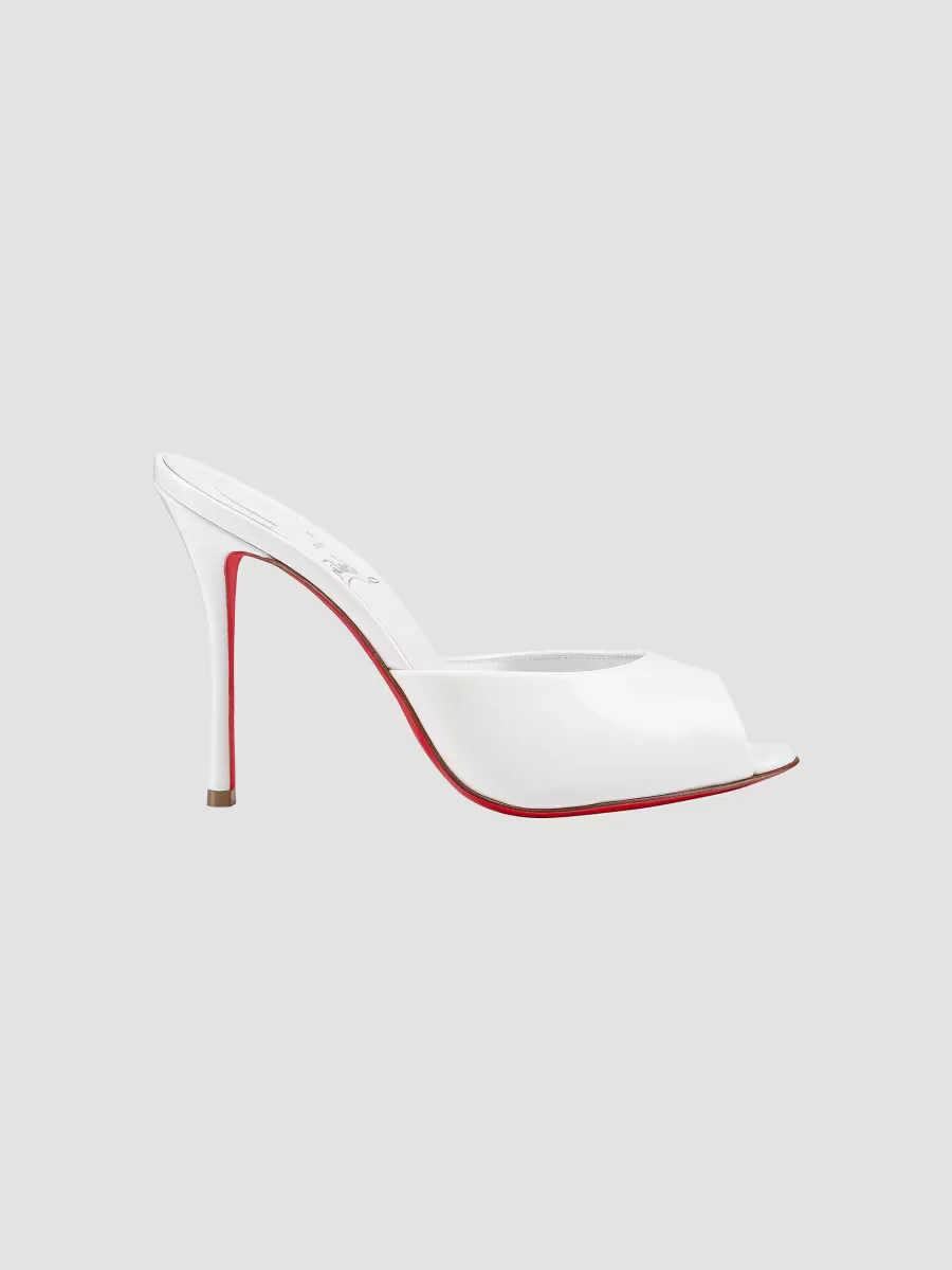 Me Dolly 100MM Patent Leather Mules by Christian Louboutin