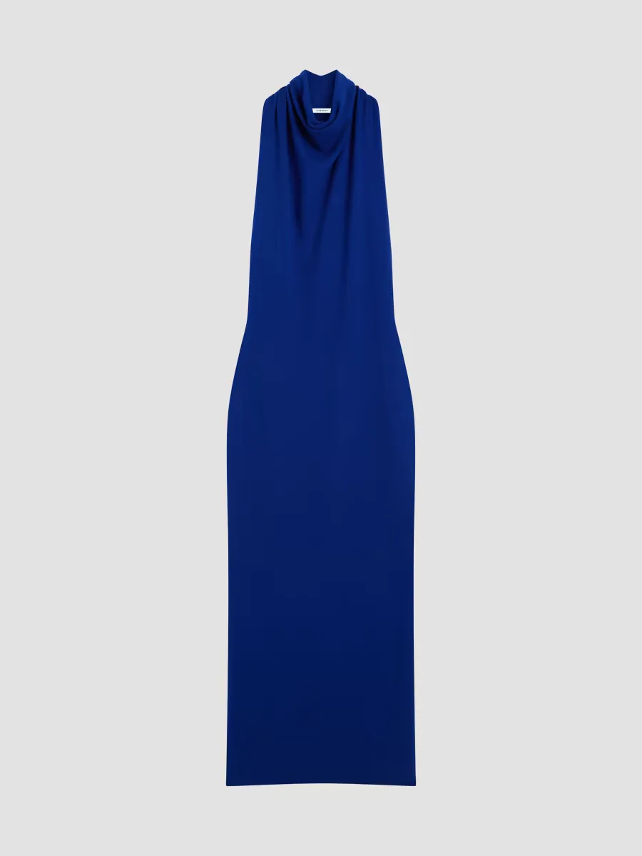 Long Draped Dress in Wool by GIVENCHY