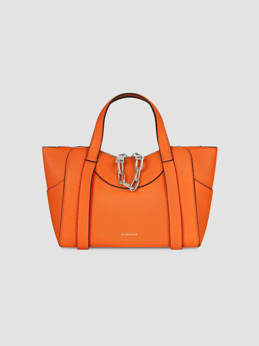 The Snatch Small Top Handle Bag in Grained Leather by GIVENCHY