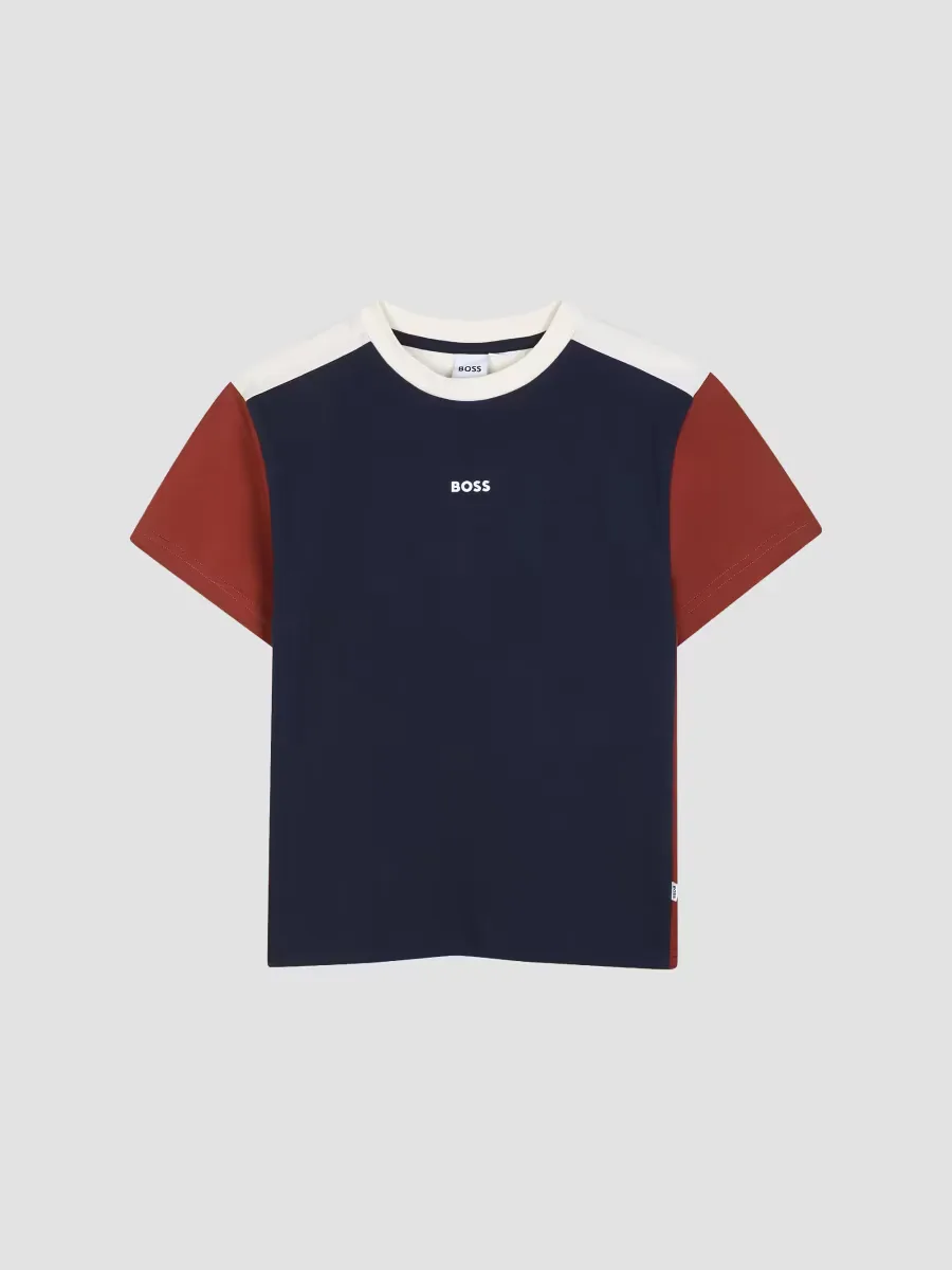 Logo Colorblocked T-Shirt by Hugo Boss