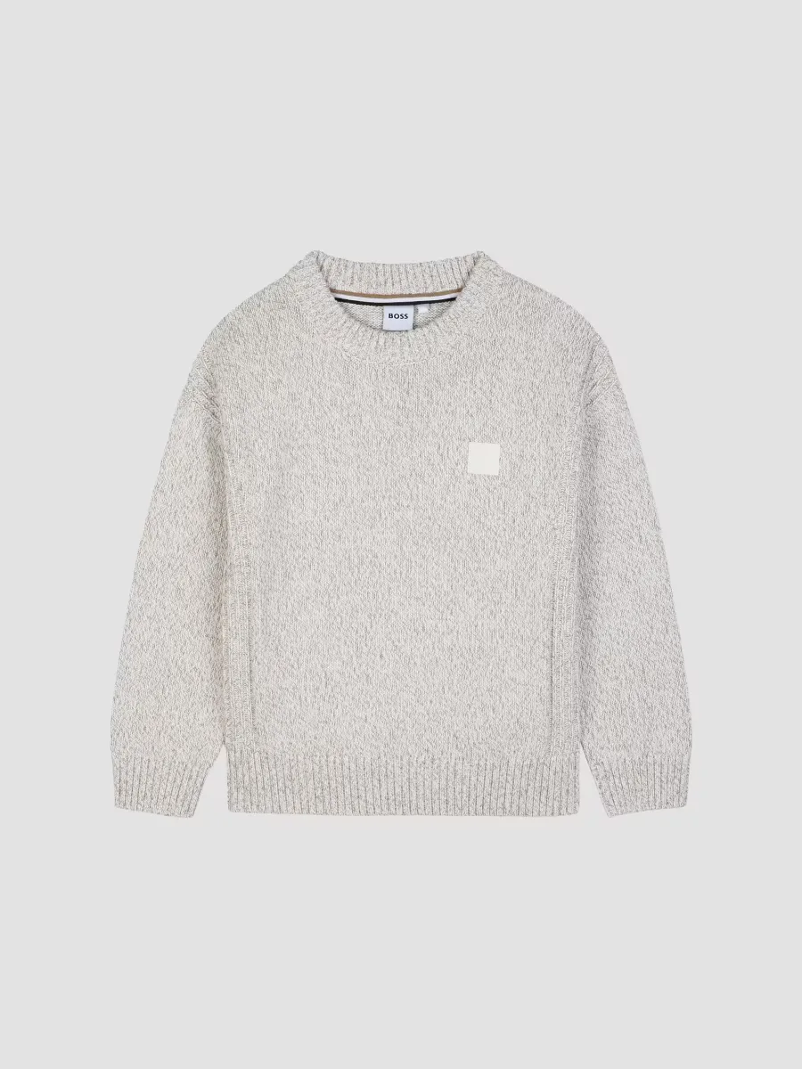 Speckled Crewneck Sweater by Hugo Boss