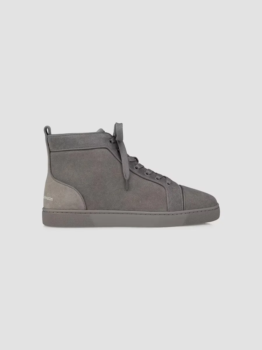 Louis Canopy Suede High-Top Sneakers by Christian Louboutin
