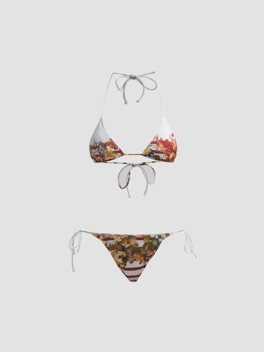Marinière Grape Two-Piece Bikini by Jean Paul Gaultier