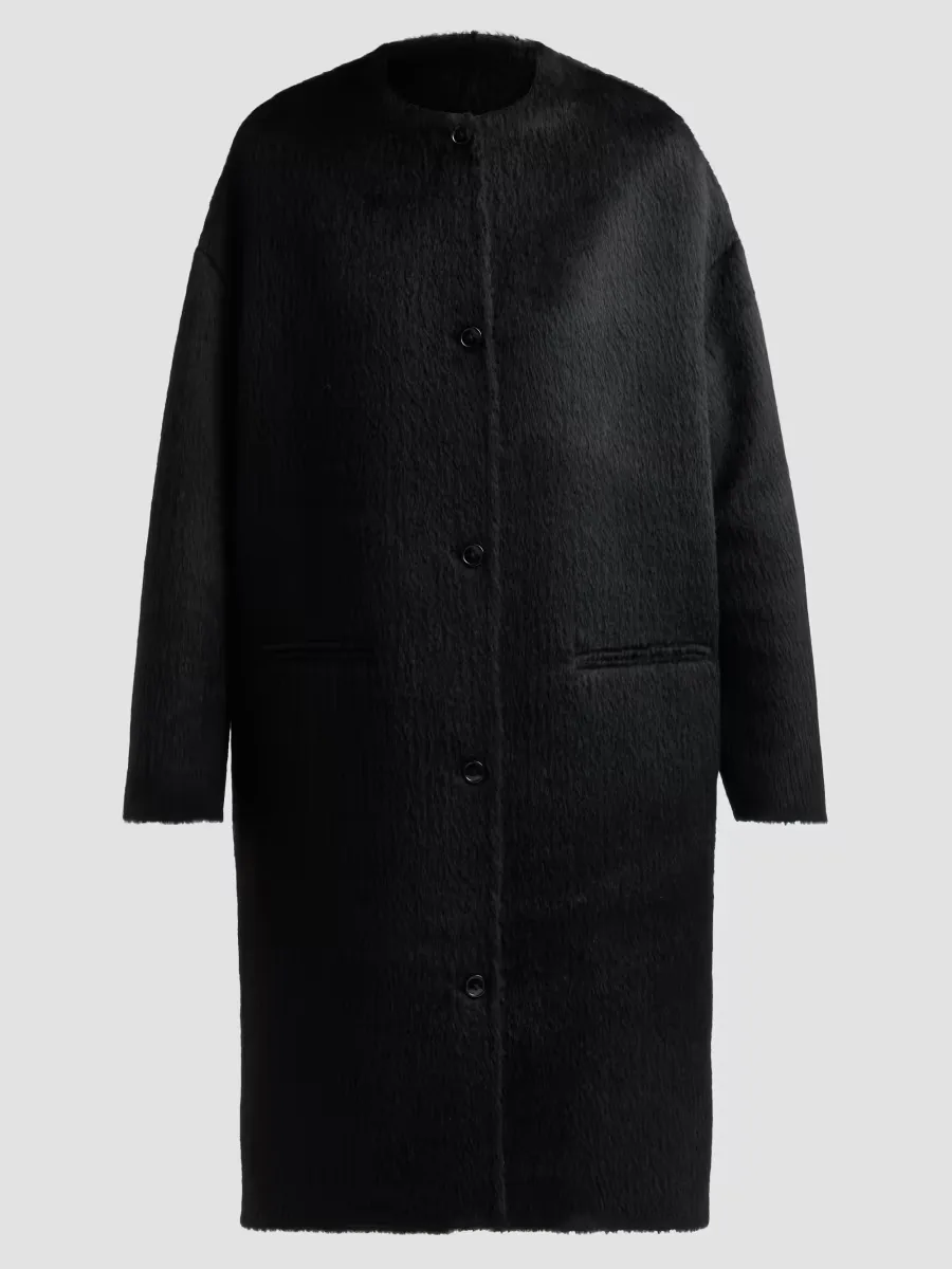 Orson Oval-Shaped Coat by Loulou de Saison