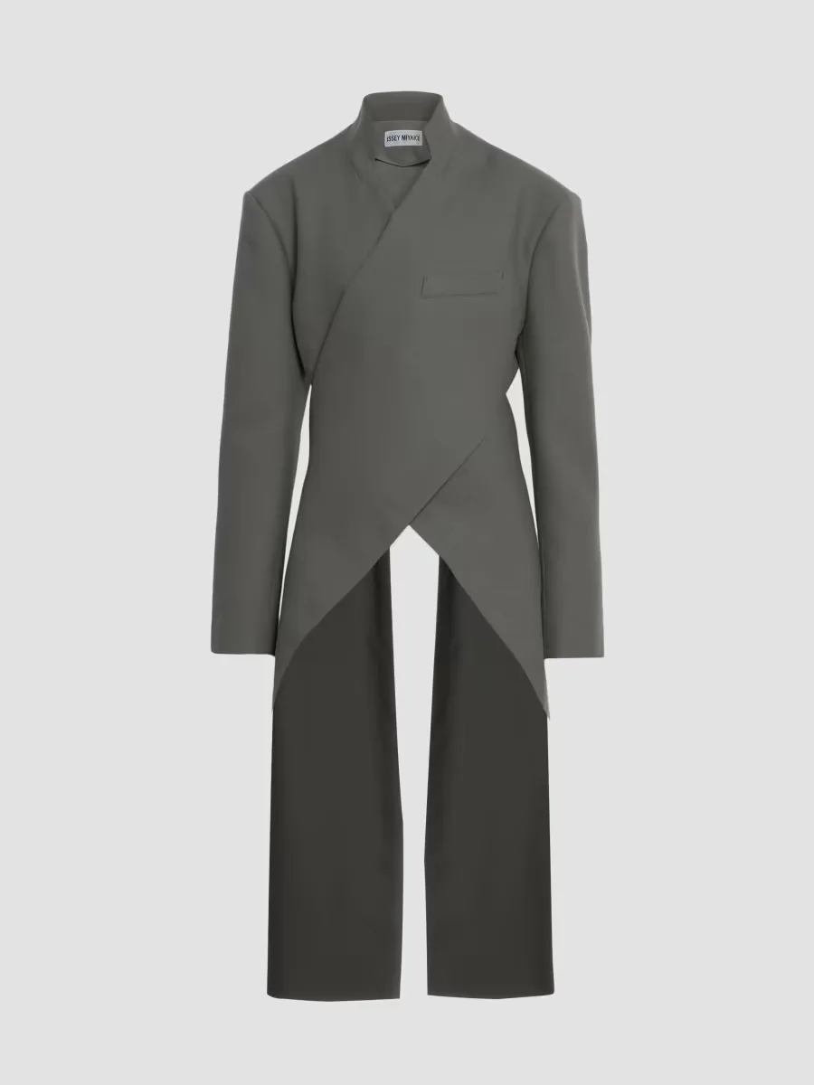 Calligraph Wool Jacket by Issey Miyake