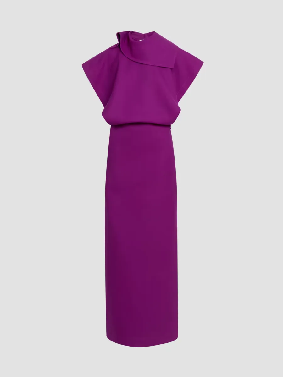 Calligraph Maxi Dress by Issey Miyake