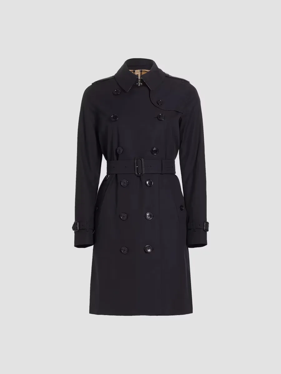 Kensington Belted Double-Breasted Trench Coat by Burberry