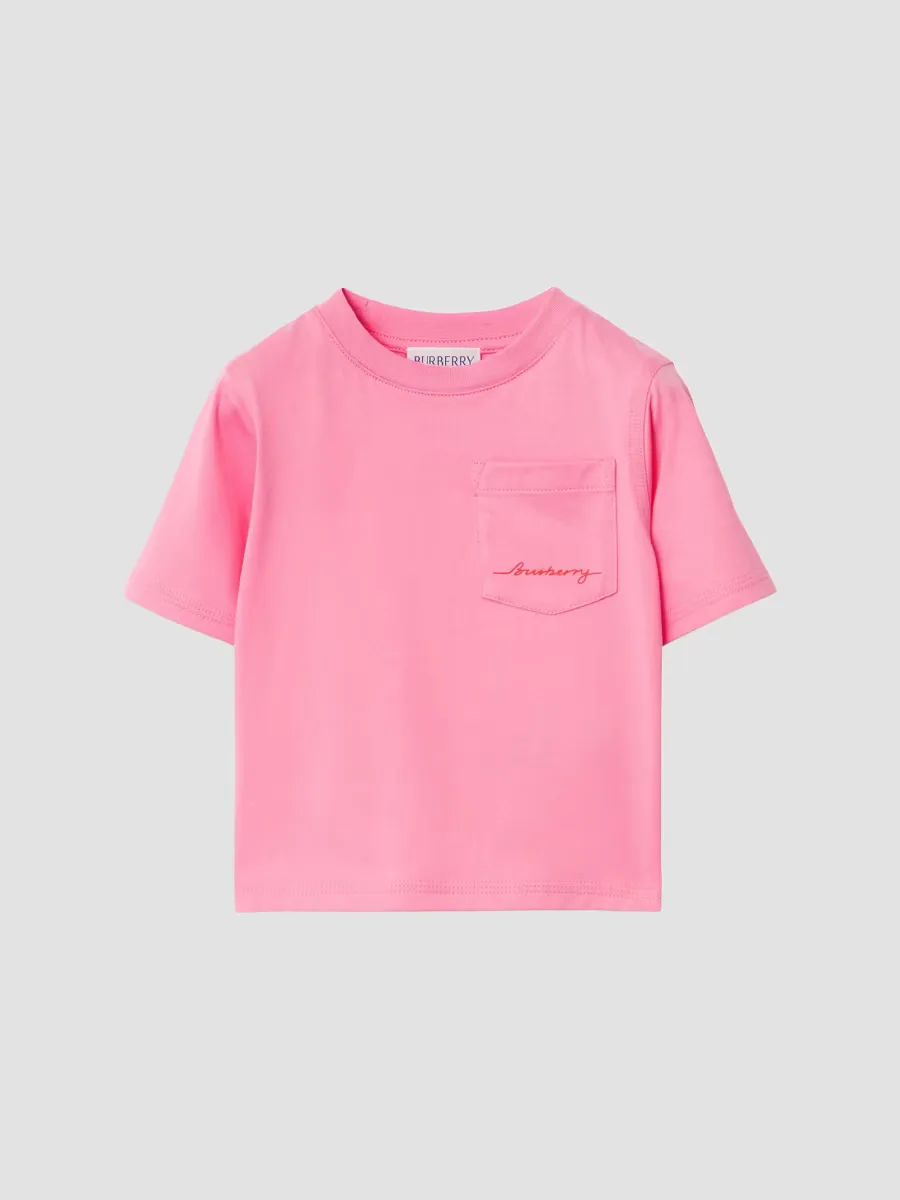 Logo Crewneck T-Shirt by Burberry