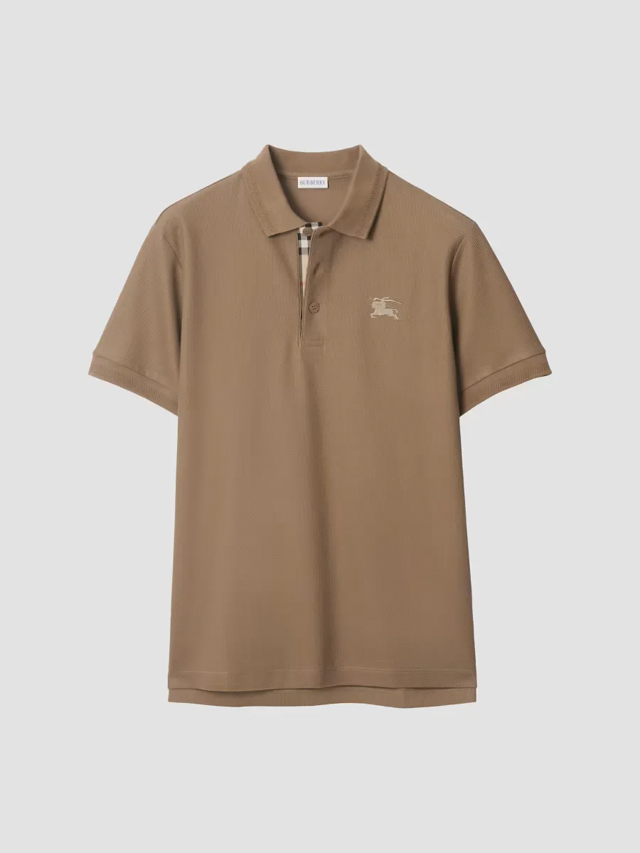 Eddie EKD Cotton Polo Shirt by Burberry