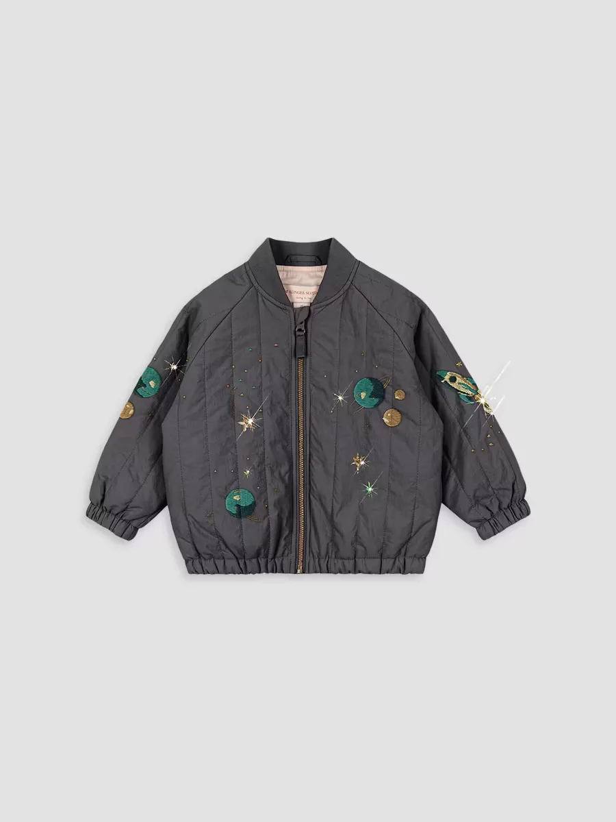 Juno Sequined Bomber Jacket by Konges Slojd